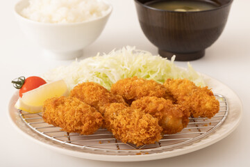 牡蠣フライ定食