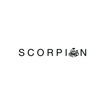 scorpion insect sting poisonous invertebrate line template 
