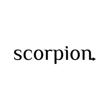 scorpion insect sting poisonous invertebrate line template 