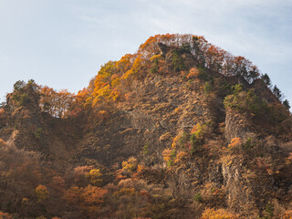 群馬県妙義山の紅葉　11月