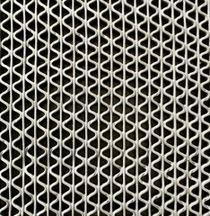 Fototapeta na wymiar Doormat pattern with zigzag fibers with dimensions, black, gray stripes. Can be used as a background or stylish fabric pattern, rope pattern, woven rope.