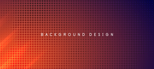 Abstract modern background gradient color. Red gradient with halftone decoration.