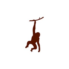 Obraz na płótnie Canvas Monkey logo