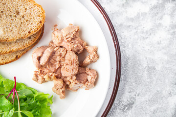 Cod liver omega-3 fish fat meal seafood snack healthy food on the table copy space food background 