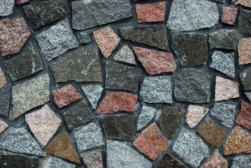 stone wall background Gray