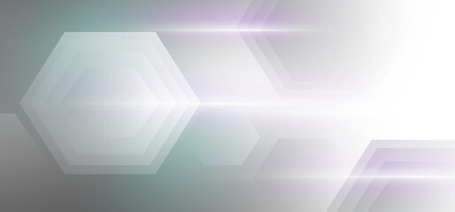 Abstract Technology hexagon design background. Digital futuristic