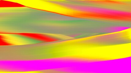 Soft horizontal brush strokes. Texture with bright waves from all colors. Background of wave-like movement of paint.