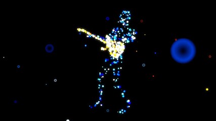 Motion design of a guitar hero