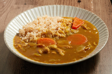 野菜の旨味たっぷりの手作りのポークカレー