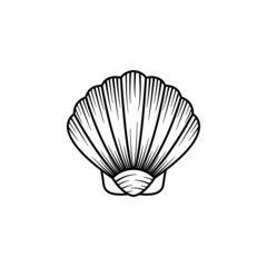 shell logo icon design template vector