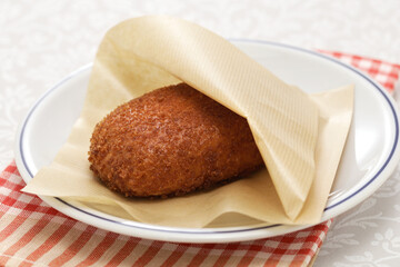fried curry bread, Japanese food