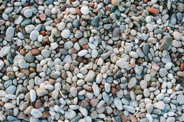 Texture of stone pattern in beach background