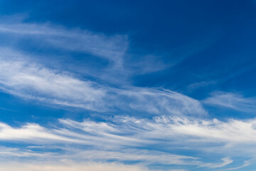 Obraz premium blue sky with clouds as background