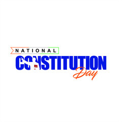 Conceptual Template Design for National Constitution Day. Template for Indian Constitution Day. Editable Illustration.