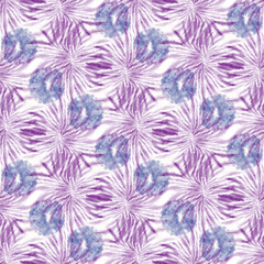Fototapeta na wymiar Batik brush seamless and repeat pattern design. Spiral Acrylic Illustration Pattern. Shibori. Tie dye patterns. Orchid Smoke Fashion Abstract - 326.