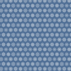 seamless pattern with snowflakes