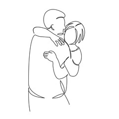 couple in love hugging