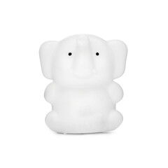 Toy elephant packshot isolated on white