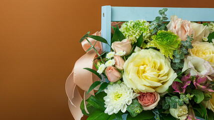 wedding bouquet of roses