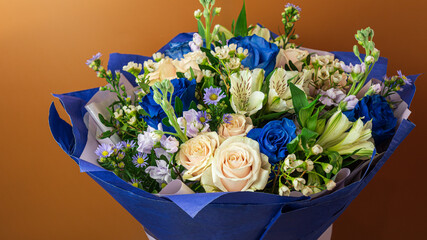 bouquet of flowers in a vase