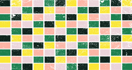 Irregular texture composed of mulricolored geometric elements. Colorful pattern. For use as background, wallpaper, prints, packaging paper and textiles. Abstract vector illustration. EPS10