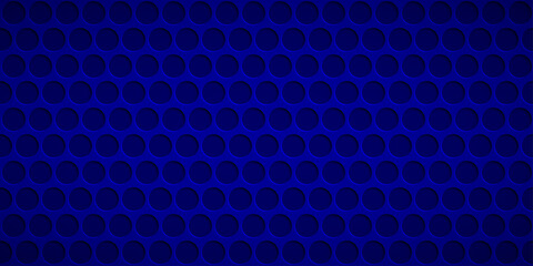 Abstract background with circle holes in blue colors