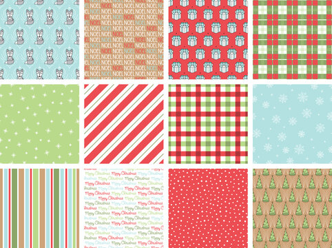 Seamless Christmas Patterns