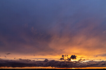 Fototapeta premium Blue sky with cirrus clouds