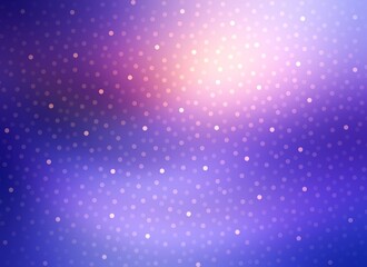 Brilliance sparkles on dark blue winter dawn sky defocus background. Xmas outside magical textured illustration.