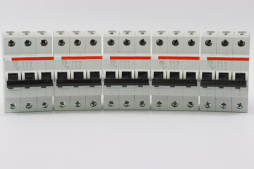 Automatic electric circuit breakers on the isolate.