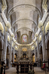 interior of Dax cathedral