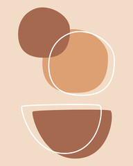 Abstract form.
Geometric shapes. Minimalism, modern. Minimal geometric shape.
bohemian, simple. Scandinavian Boho. Design,art.