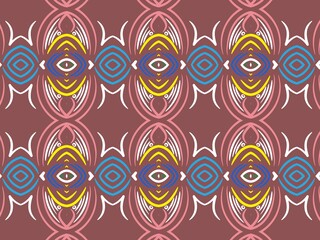 Traditional ornament texture seamles patterns background. Geometric motif ornamental patterns, suitable for the textile industry. Creative work hand drawing. Digital art illustration