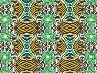 Ethnic patterned ornate hand drawn. Seamless pattern, background. Ornamental In baroque, rococo, victorian, renaissance medieval style. Decorative illustration hand drawn. Digital art illustration