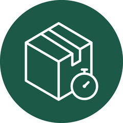 delivery Time Vector icon which is suitable for commercial work

