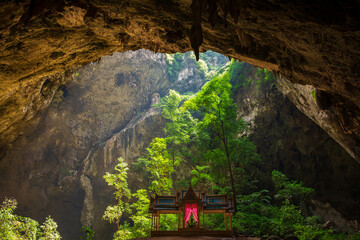Phraya Nakhon Cave is the most popular attraction is a four-gabled pavilion
