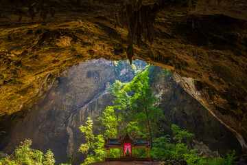 Phraya Nakhon Cave is the most popular attraction is a four-gabled pavilion