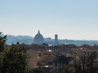 Fototapeta premium The beautiful view in the City Florence Italy