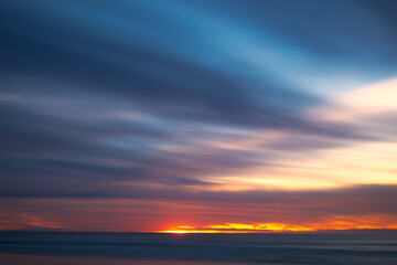 Fototapeta na wymiar Oregon Coast at dusk 