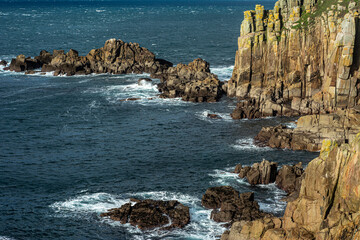 Fototapeta na wymiar cliffs and sea