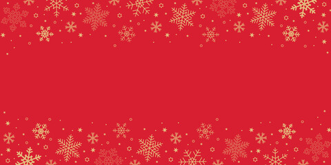 Naklejka na ściany i meble bright banner christmas card with snowflake border