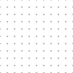 Square seamless background pattern from geometric shapes. The pattern is evenly filled with small black zodiac aries symbols. Vector illustration on white background
