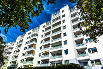 typical old plattenbau in austria