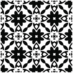 
Seamless vector pattern in geometric ornamental style. Black  pattern.Design element for prints, backgrounds, template, web pages and textile pattern. Geometric art.