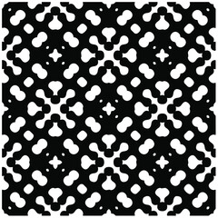 
Seamless vector pattern in geometric ornamental style. Black  pattern.Design element for prints, backgrounds, template, web pages and textile pattern. Geometric art.