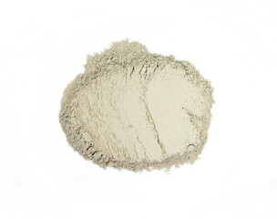 Ashwagandha pile isolated on white