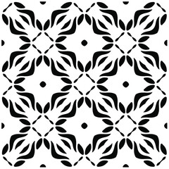 Seamless vector pattern in geometric ornamental style. Black  pattern.Design element for prints, backgrounds, template, web pages and textile pattern. Geometric art