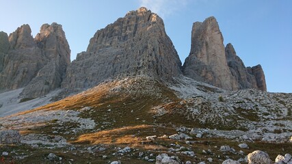 Beautiful mountain landscape of Dolomity National park in north Italy