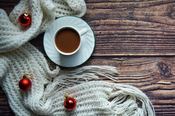 Chocolat chaud pour la saison hivernal