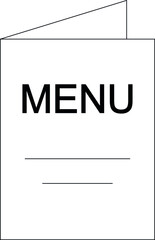 fast food icons menu and restaurant